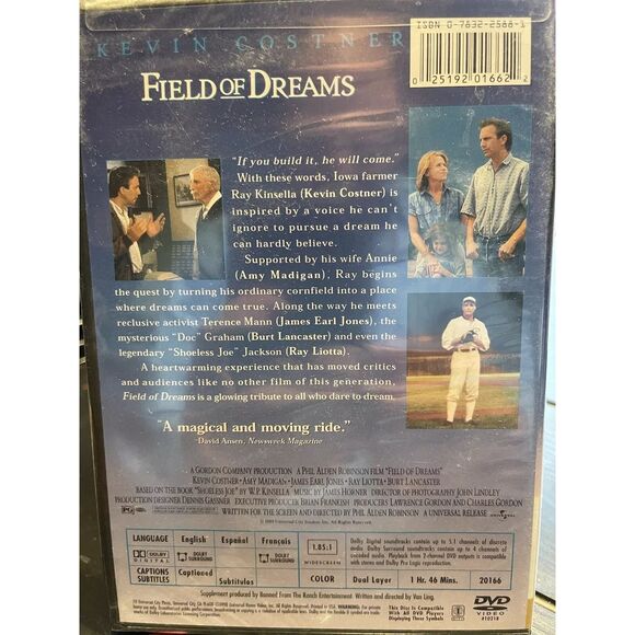 Field of Dreams (Widescreen Collector's Edition) DVD Kevin Costner - Picture 2 of 2